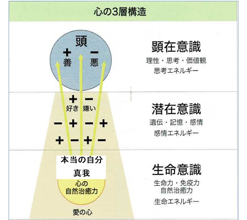心の三層構造の図